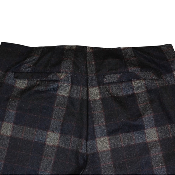 Democracy Ab Technology Plaid Pull on Belted Stretch Pants Careerwear Size 12 - Picture 6 of 12